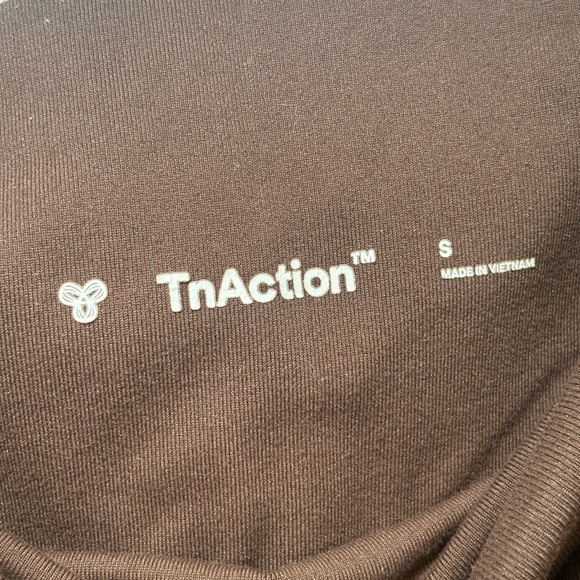 Aritzia TNA - High-Waisted Brown Flare Pants in Size S - Picture 5 of 8